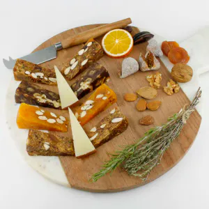 Hovedbilde Fikenkake med mandler halv 250g, Almondeli