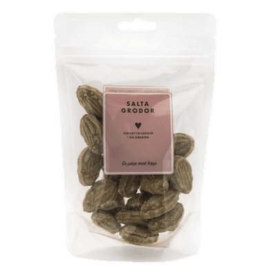 Salty licorice frogs 160g