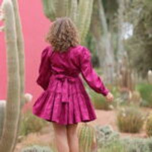 Hovedbilde Doris Short Dress – Fuchsia