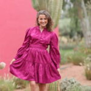Hovedbilde Doris Short Dress – Fuchsia