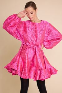 Hovedbilde Poppi Metallic Dress ROSA
