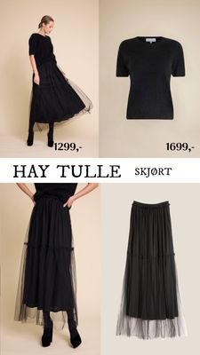 Hay Tulle skjørt  og Monroe genser fra Line of Oslo